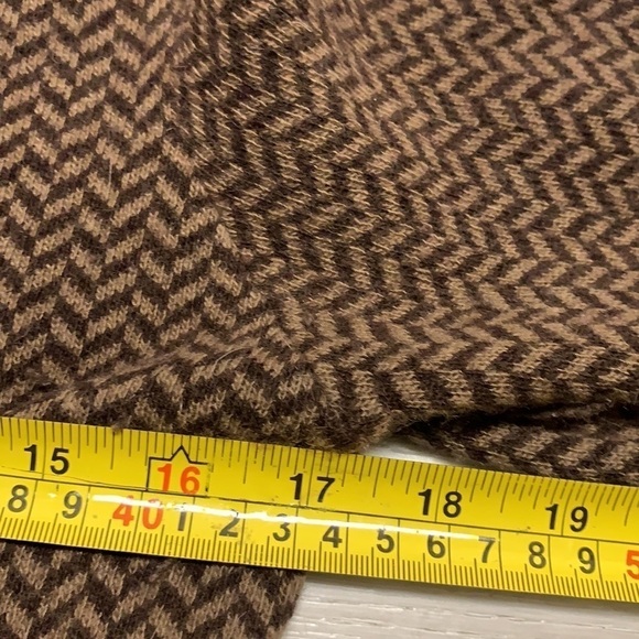 Soft Surroundings Cardigan Brown Herringbone Sz S - Picture 13 of 13